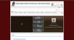 Desktop Screenshot of minieredimercurio.it