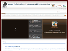 Tablet Screenshot of minieredimercurio.it